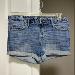 Denim Shorts Medium Wash Blue